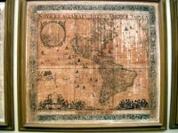 Carta dell'America di Frederick de Wit - Nova et accurata totius Americae tabula
