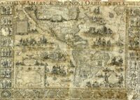 dettaglio geografico della calotta polare artica