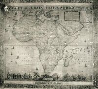 Carta dell'Africa di Frederick de Wit - Nova et accurata totius Africae tabula